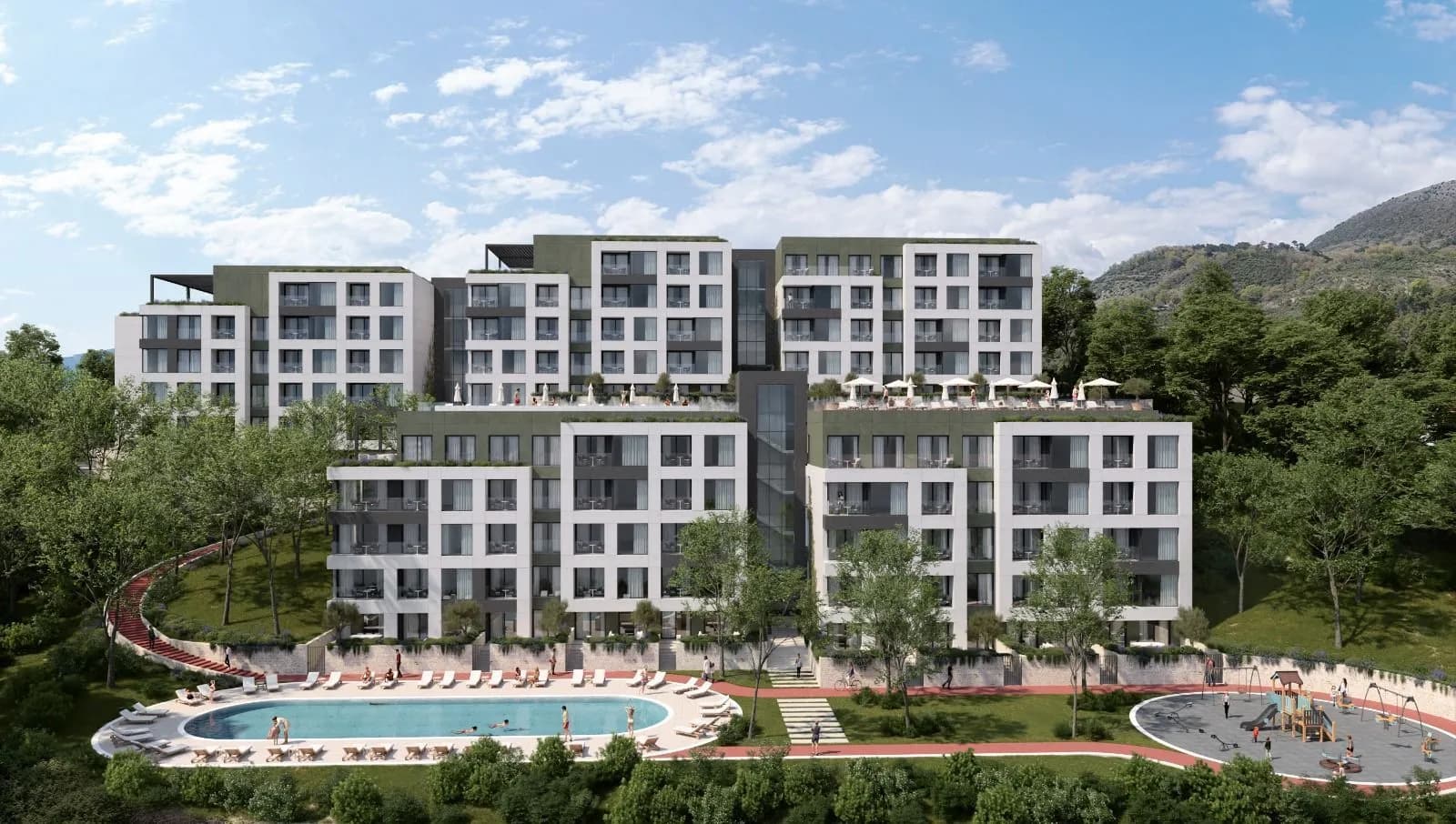 Prodaja, jednosoban stan, 44m², Mrčevac, Tivat