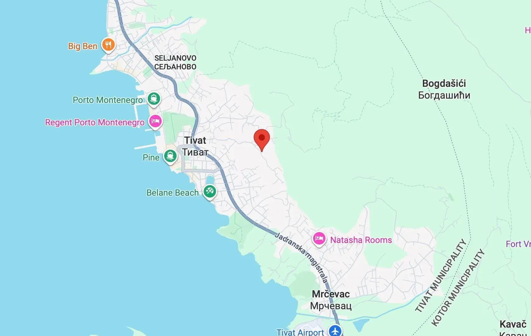 Prodaja, plac, 730m², Tivat, Crna Gora