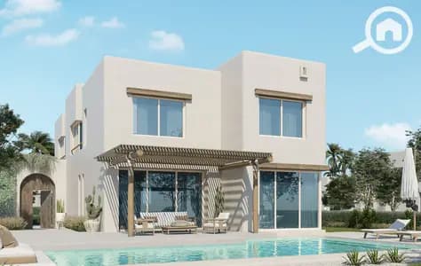 Chalet for sale in Hacienda waters by Palm Hills , fully finished