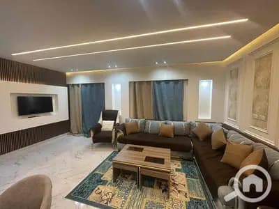 For rent furnished apartment Al-Mustathmir next to Espona Plaza Mall.
