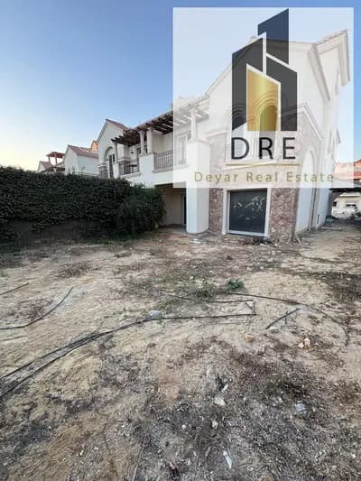 Twin house for sale, 327 meters, in Dafina Gardens compound, Shorouk City, unfinished