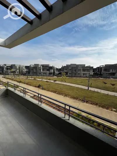 "Apartment with a private garden (55 sqm), immediate delivery, fully finished, 125 sqm, in October City, Northern Expansions area. "
