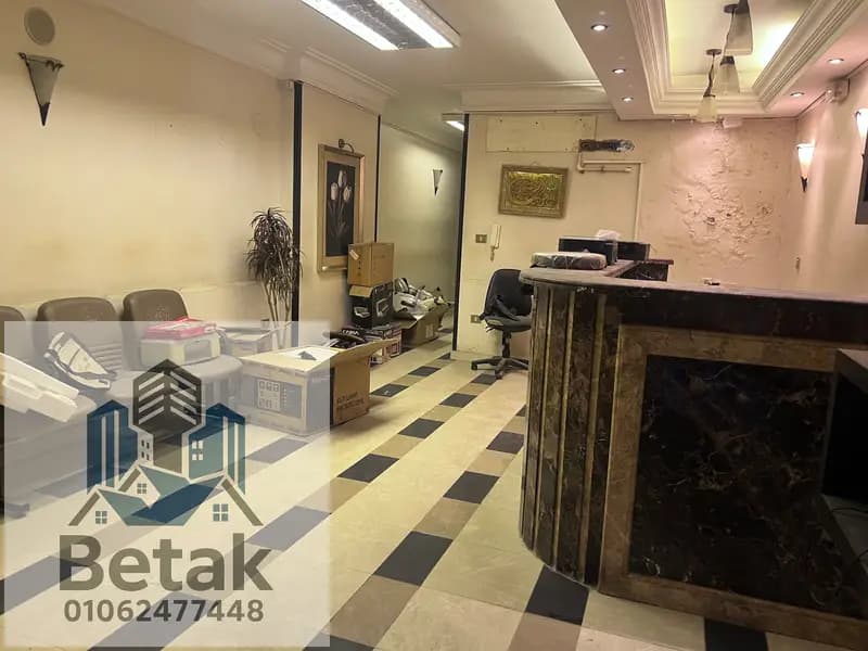 Clinic for sale 80m on بورسعيد main street Cleopatra consisting of two rooms and a hall with a private entrance and a large sign on بورسعيد street Cleopatra area.