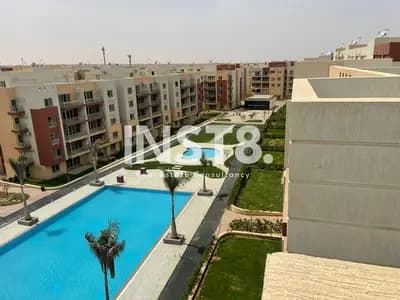 Large apartment with open roof special pool view sale in Promenade New Cairo