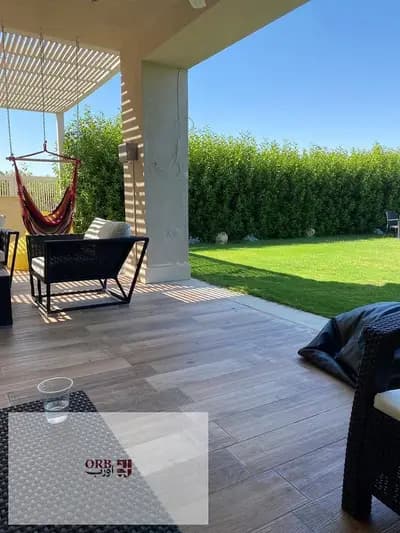 Senior chalet for sale in Hacienda Bay, North Coast Egypt, 228 sqm + 250 sqm private garden, 4 master bedrooms, ultra lux finishing, fully furnished,