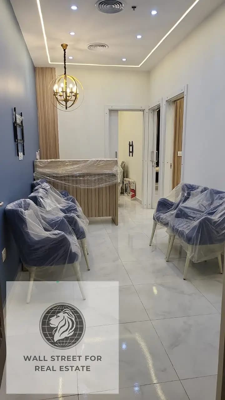 furnished clinic for rent in madinaty east hub mall with special price