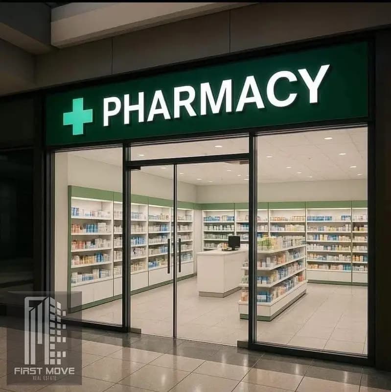 Pharmacy 155m², immediate pickup, Prime Location, opposite the Air Defense House in GO Heliopolis Nasr City