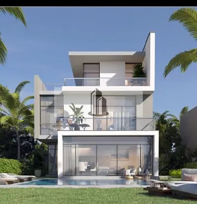 Palace with lagoon view for sale in installments in Saada, New Cairo