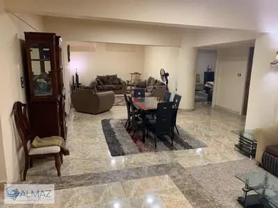 Furnished 280 sqm fully air-conditioned basement apartment for rent in Al Shweifat, Fifth Settlement, in a strategic location near services