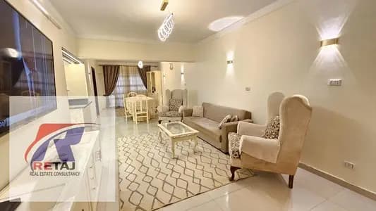 Furnished apartment for rent, ultra-super-luxurious, in Nasr City near Abbas El Akkad Street.