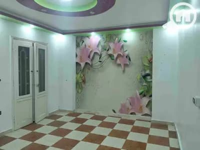 80 m apartment for annual rent, modern, suitable for a family or a groom, 2 bedrooms, reception, 2 pieces, kitchen, bathroom, first upper floor in Alexandria, Al-Ajami, kilo 21, by the Palm Beach, next to Fathallah Market, in a very distinguished location, price.
