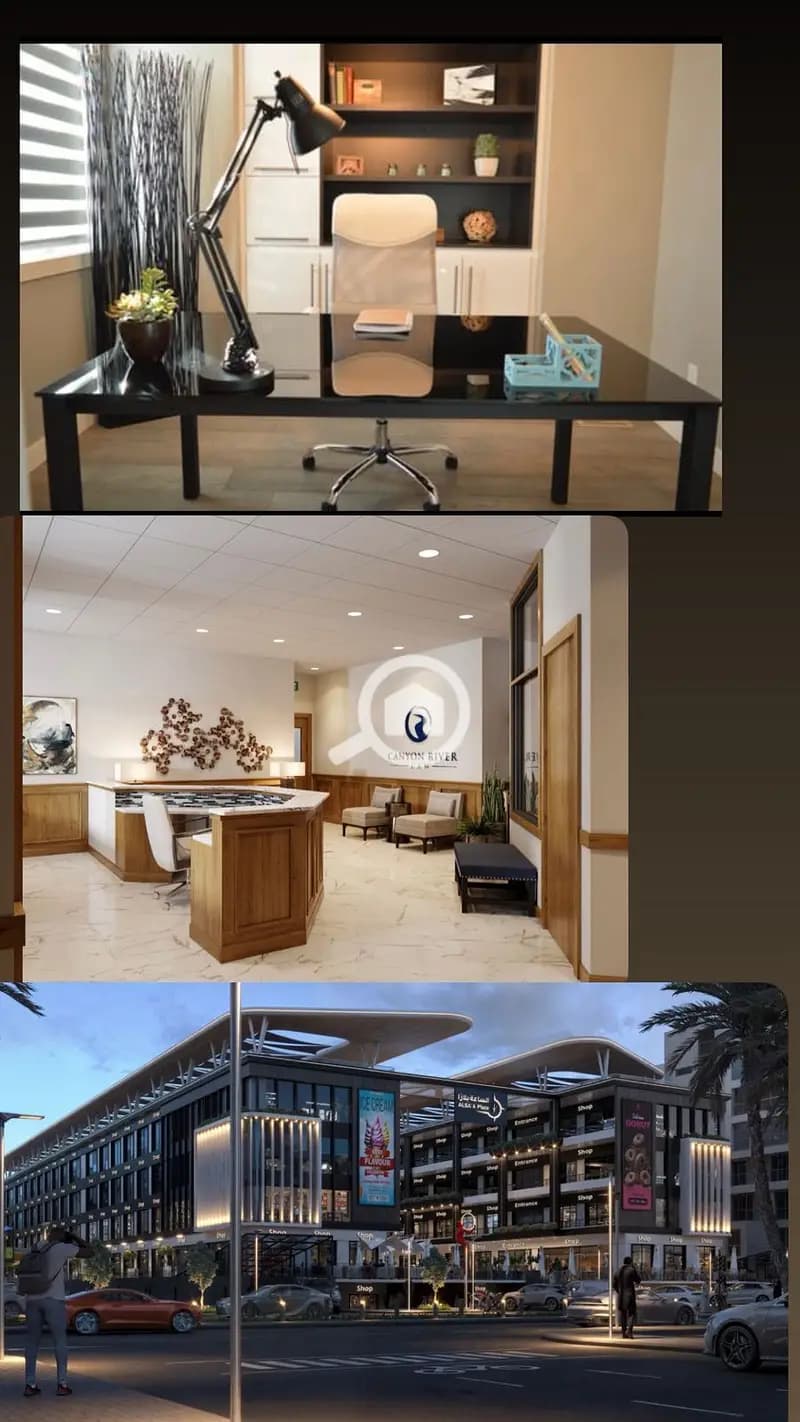 Clinic for Sale in October Gardens, 6 of October City With installments, Super Deluxe Finishing, 105 M