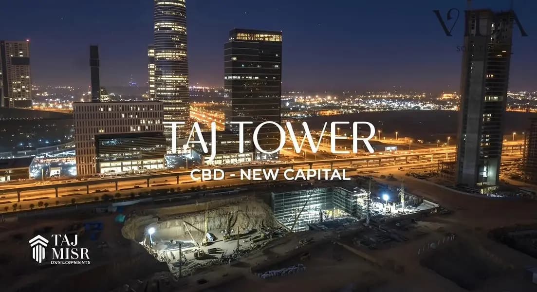 53m finished clinic with iconic tower view for sale at Taj Tower2 5% down payment and installments up to 15 years