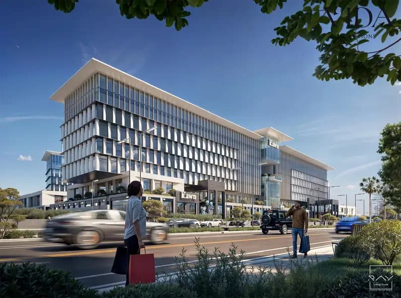 For sale fully finished clinic 84 sqm directly on Gamal Abdel Nasser Axis in 6th of October Mall Kawn No down payment with installments over 9 years