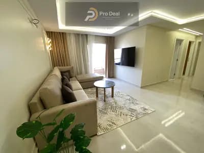 Furnished and air-conditioned apartment for rent 130m in Camp Shizar by the sea