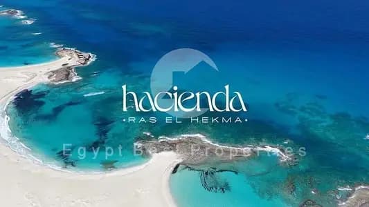 CHALET FULLY FINISHED & ACS IN HACIENDA RAS EL HEKMA WITH DIRECT SEA VIEW WITH INSTALMENT UP TO 10 YEARS