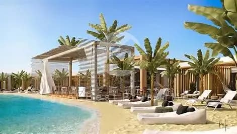 Own a fully finished Second Row Villa with sea view in Palm Hills Hacienda Ras El Hekma with only 5% down payment over 8 years.