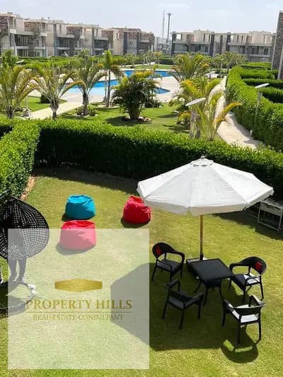 Ground floor chalet with garden in Ras El Hekma, ready for immediate occupancy, for sale at a price lower than the original price in Marseilia Beach.
