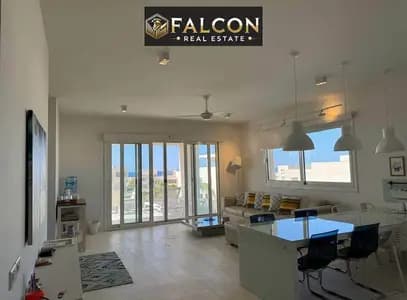 Fully finished beachfront chalet for sale on installments near Marina El Alamein and Marassi, minutes from Hacienda Ras El Hekma, North Coast