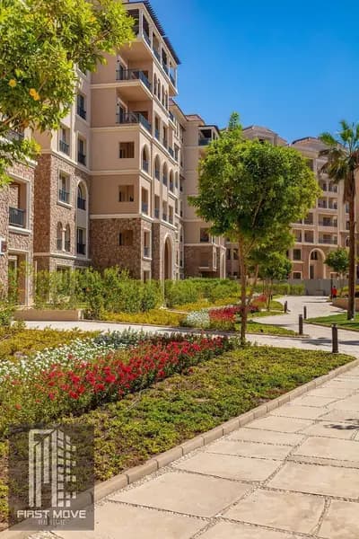 A unique opportunity a fully finished super-lux apartment with a garden ready for immediate occupancy in New Cairo's
