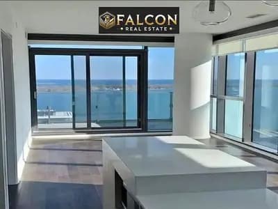 Chalet for sale with a 10% down payment, with a panoramic view of the lagoon, in Marina 8, in a prime location in the heart of El Alamein,