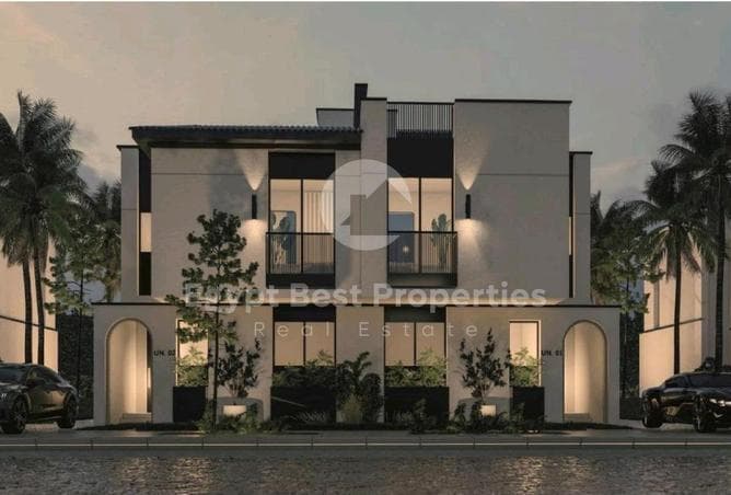 Twin house 190m overlooking double landscapes